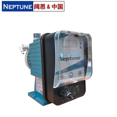 流量：1-20L/H 壓力3-7Bar PP材質(zhì)泵頭，PTFE材質(zhì)隔膜，脈沖計量泵設(shè)計 手動自動一體調(diào)節(jié) 內(nèi)置計量周期和計數(shù)器功能