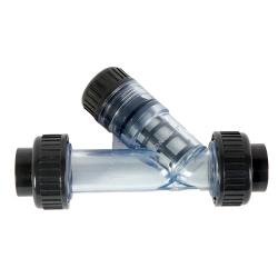 透明pvc過(guò)濾器y型過(guò)濾器高效pvc過(guò)濾器管件耐腐UPVC過(guò)濾器